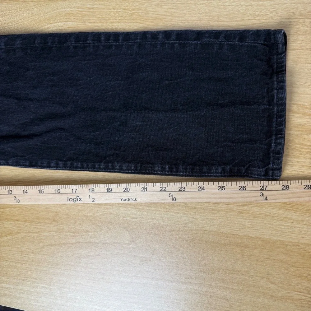 Levi's 501 Black Original Fit Mens Jeans 34x30 (33x28) Button Fly Classic Denim‎